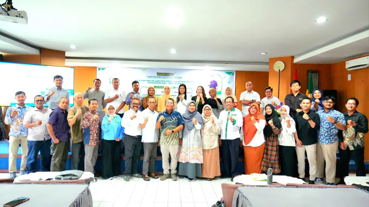 Program Studi Magister dan Doktor Matematika FMIPA USU Gelar Kuliah Umum “Improving Health Care Operations via Optimal Resource Allocations and Logistics Desain”
